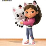 Gabby & Pandy Paws (Gabby's Dollhouse) Official Small + Mini Cardboard Cutout / Standee - Image 4