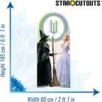 Glinda & Elphaba 'Shiz University Window' (Wicked: For Good) Official Backdrop Cardboard Cutout / Standee - Image 3