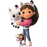 Gabby & Pandy Paws (Gabby's Dollhouse) Official Large + Mini Cardboard Cutout / Standee