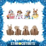 Paw Patrol 'Christmas' (Paw Patrol) Official Four Mini Multi Pack Bundle Cardboard Cutouts / Standees - Image 2