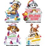 Paw Patrol 'Christmas' (Paw Patrol) Official Four Mini Multi Pack Bundle Cardboard Cutouts / Standees - Image 3