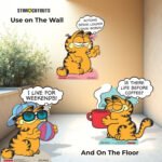 Garfield '80s Positive Cattitude' (Garfield) Official Mini Multi Pack Bundle Cardboard Cutouts / Standees - Image 4