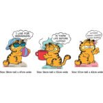 Garfield '80s Positive Cattitude' (Garfield) Official Mini Multi Pack Bundle Cardboard Cutouts / Standees - Image 3