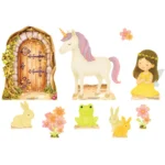 Unicorn Fairy & Fairy Door Bundle Multi-Function Cardboard Cutouts / Standees