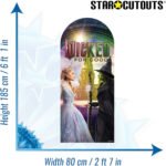 Glinda & Elphaba 'Emerald City' (Wicked: For Good) Official Backdrop Cardboard Cutout / Standee - Image 3