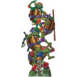 Group Stack (Tales of the Teenage Mutant Ninja Turtles) Official Lifesize + Mini Cardboard Cutout / Standee