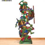 Group Stack (Tales of the Teenage Mutant Ninja Turtles) Official Lifesize + Mini Cardboard Cutout / Standee - Image 4