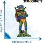 Leonardo (Tales of the Teenage Mutant Ninja Turtles) Official Medium + Mini Cardboard Cutout / Standee - Image 3