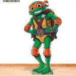Michelangelo (Tales of the Teenage Mutant Ninja Turtles) Official Medium + Mini Cardboard Cutout / Standee - Image 4