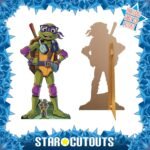 Donatello (Tales of the Teenage Mutant Ninja Turtles) Official Medium + Mini Cardboard Cutout / Standee - Image 2