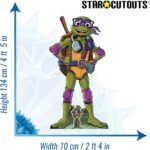 Donatello (Tales of the Teenage Mutant Ninja Turtles) Official Medium + Mini Cardboard Cutout / Standee - Image 3