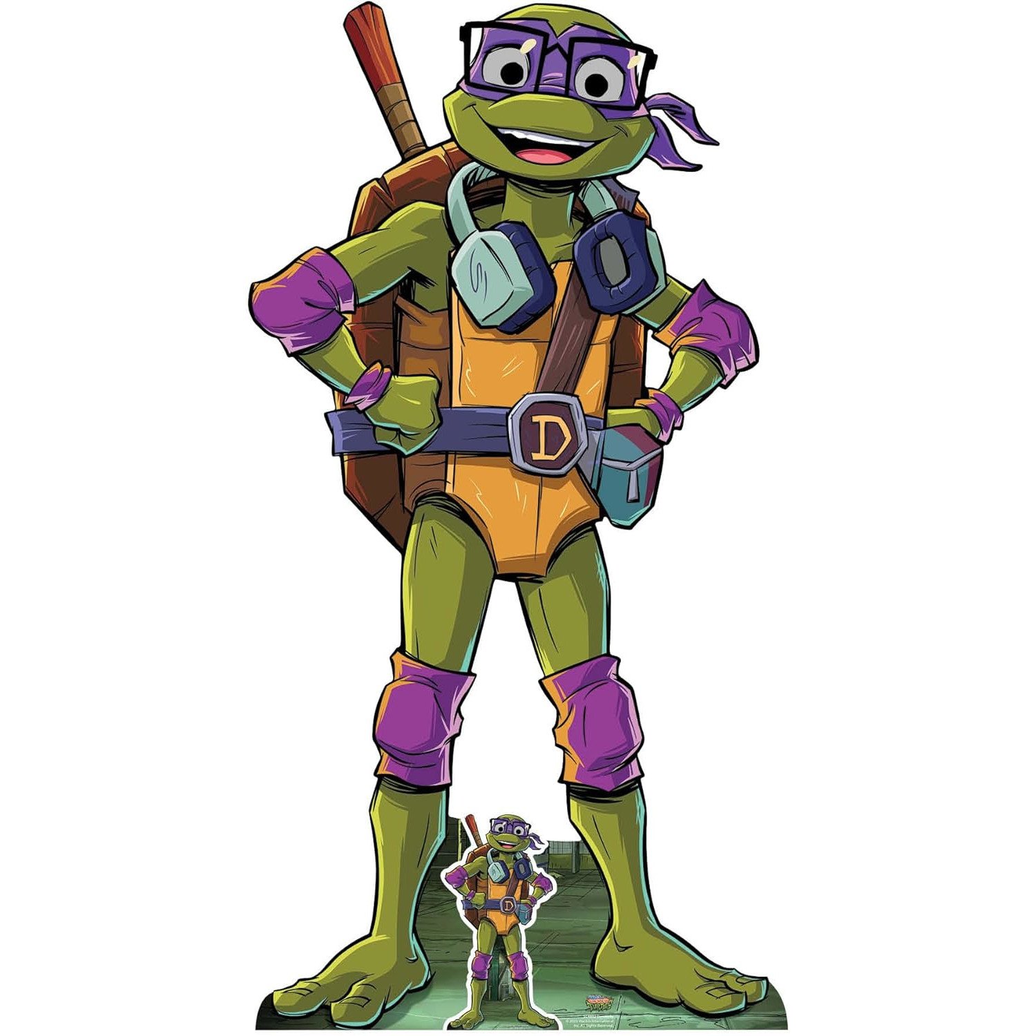 SC4802 Donatello (Tales of the Teenage Mutant Ninja Turtles) Official Medium + Mini Cardboard Cutout Standee Donatello (Tales of the Teenage Mutant Ninja Turtles) Official Medium + Mini Cardboard Cutout / Standee - Image 1