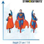 Superman Look Up 'Cartoon Style' Official Three Shelf Top Mini Cardboard Cutouts / Standees - Image 3