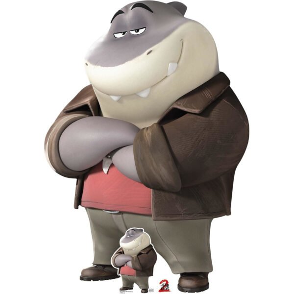 Mr. Shark (The Bad Guys 2) Official Lifesize + Mini Cardboard Cutout / Standee