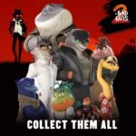 Mr. Wolf, Mr. Piranha, Mr. Snake & Ms. Tarantula (The Bad Guys 2) Official Four Pack Cardboard Cutouts / Standees - Image 5