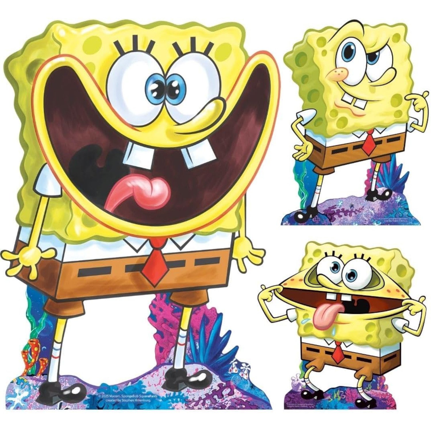 SC4812 SpongeBob 'Various Poses' (SpongeBob SquarePants) Official Multi Pack Bundle Cardboard Cutouts Standees SpongeBob 'Various Poses' (SpongeBob SquarePants) Official Multi Pack Bundle Cardboard Cutouts / Standees - Image 1