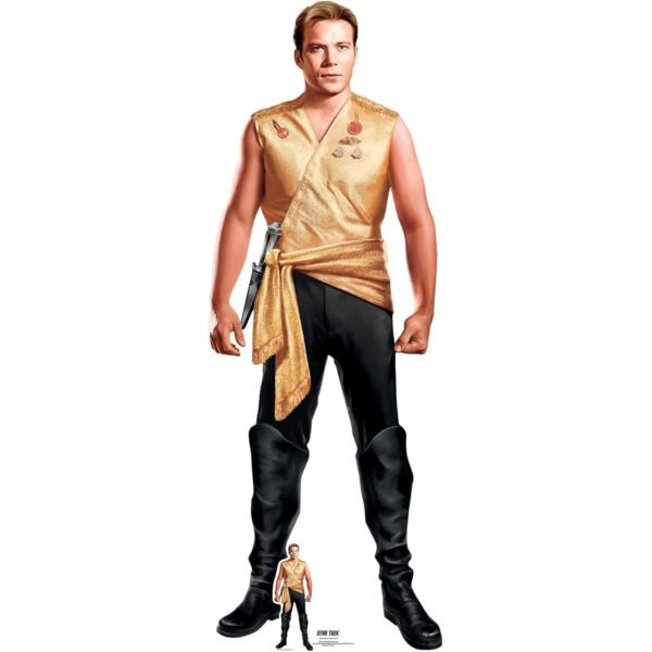 Captain James T. Kirk 'Mirror Universe' (Star Trek: The Original Series) Official Lifesize + Mini Cardboard Cutout / Standee