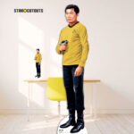 Lieutenant Hikaru Sulu (Star Trek: The Original Series) Official Lifesize + Mini Cardboard Cutout / Standee - Image 5