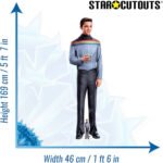 Wesley Crusher (Star Trek: The Next Generation) Official Lifesize + Mini Cardboard Cutout / Standee - Image 3