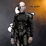 Locutus of Borg (Star Trek: The Next Generation) Official Lifesize + Mini Cardboard Cutout / Standee - Image 4