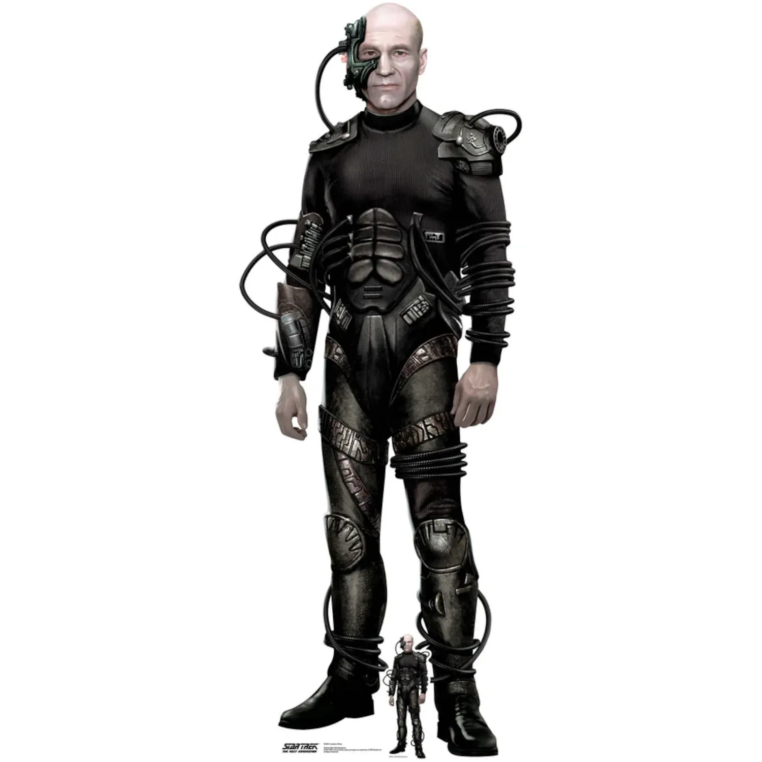 SC4831 Locutus of Borg (Star Trek The Next Generation) Official Lifesize + Mini Cardboard Cutout Standee Locutus of Borg (Star Trek: The Next Generation) Official Lifesize + Mini Cardboard Cutout / Standee - Image 1