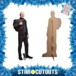 Jean-Luc Picard 'Black Outfit & Backpack' (Star Trek: Picard) Official Lifesize + Mini Cardboard Cutout / Standee - Image 2