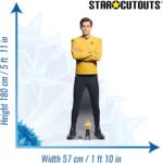 James T. Kirk 'Paul Wesley' (Star Trek: Strange New Worlds) Official Lifesize + Mini Cardboard Cutout / Standee - Image 3