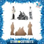 Elvis Presley (American Singer) Official Three Shelf Top Mini Cardboard Cutouts / Standees - Image 2
