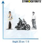 Elvis Presley (American Singer) Official Three Shelf Top Mini Cardboard Cutouts / Standees - Image 3