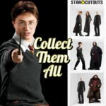Draco Malfoy (Harry Potter) Official Three Shelf Top Mini Cardboard Cutouts / Standees - Image 5