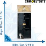 10 Downing Street With Larry The Cat Large Cardboard Cutout / Standee - Image 3