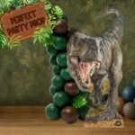 Tyrannosaurus 'T-Rex' Dinosaur (Jurassic World: Rebirth) Official Large + Mini Cardboard Cutout / Standee - Image 5