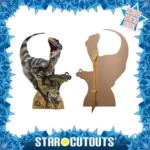Velociraptor Dinosaur (Jurassic World: Rebirth) Official Large + Mini Cardboard Cutout / Standee - Image 2