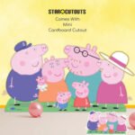 Peppa Pig Family (Peppa Pig) Official Large + Mini Cardboard Cutout / Standee - Image 4