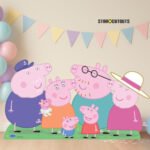 Peppa Pig Family (Peppa Pig) Official Large + Mini Cardboard Cutout / Standee - Image 5
