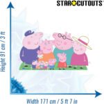 Peppa Pig Family (Peppa Pig) Official Large + Mini Cardboard Cutout / Standee - Image 3