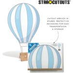 Blue Hot Air Balloon Small + Mini Cardboard Cutout / Standee - Image 6
