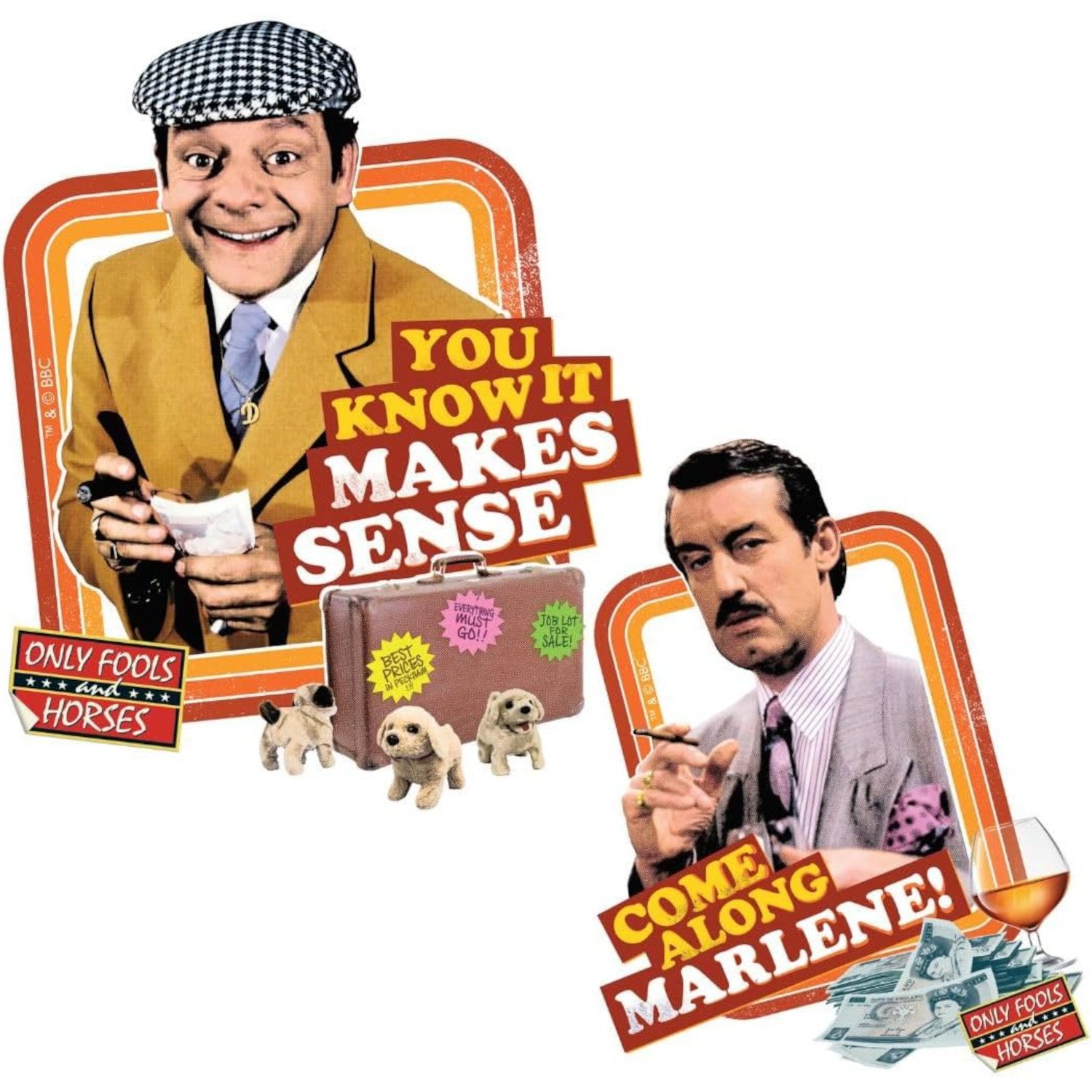 SC4876 Come Along Marlene! & You Know It Makes Sense (Only Fools and Horses) Official Wall Décor Cardboard Cutout Come Along Marlene! & You Know It Makes Sense (Only Fools and Horses) Official Wall Décor Cardboard Cutout - Image 1