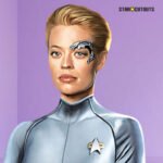 Seven of Nine 'Jeri Ryan' (Star Trek: Voyager) Official Lifesize + Mini Cardboard Cutout / Standee - Image 5