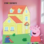 Peppa Pig House With Silde (Peppa Pig) Official Large + Mini Cardboard Cutout / Standee - Image 4