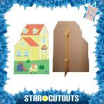 Peppa Pig House With Silde (Peppa Pig) Official Large + Mini Cardboard Cutout / Standee - Image 2