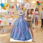 Glinda The Good 'Ariana Grande' (Wicked: For Good) Official Lifesize + Mini Cardboard Cutout / Standee - Image 4