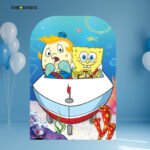 Mrs Puff & SpongeBob (SpongeBob SquarePants) Official Backdrop Cardboard Cutout / Standee - Image 4