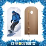 Snowboarder (Winter Sports) Lifesize Stand-In Cardboard Cutout / Standee - Image 2