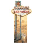 Apocalyptic 'Welcome To Fabulous Las Vegas Nevada' Sign Large + Mini Cardboard Cutout / Standee