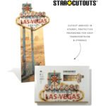 Apocalyptic 'Welcome To Fabulous Las Vegas Nevada' Sign Large + Mini Cardboard Cutout / Standee - Image 7