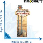 Apocalyptic 'Welcome To Fabulous Las Vegas Nevada' Sign Large + Mini Cardboard Cutout / Standee - Image 3