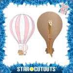 Pink Hot Air Balloon Small + Mini Cardboard Cutout / Standee - Image 2