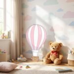 Pink Hot Air Balloon Small + Mini Cardboard Cutout / Standee - Image 4