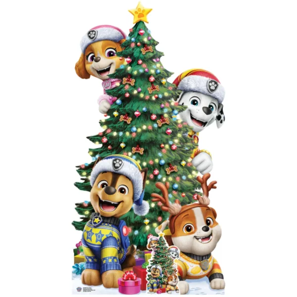 Christmas Tree Stack (Paw Patrol) Official Large + Mini Cardboard Cutout / Standee